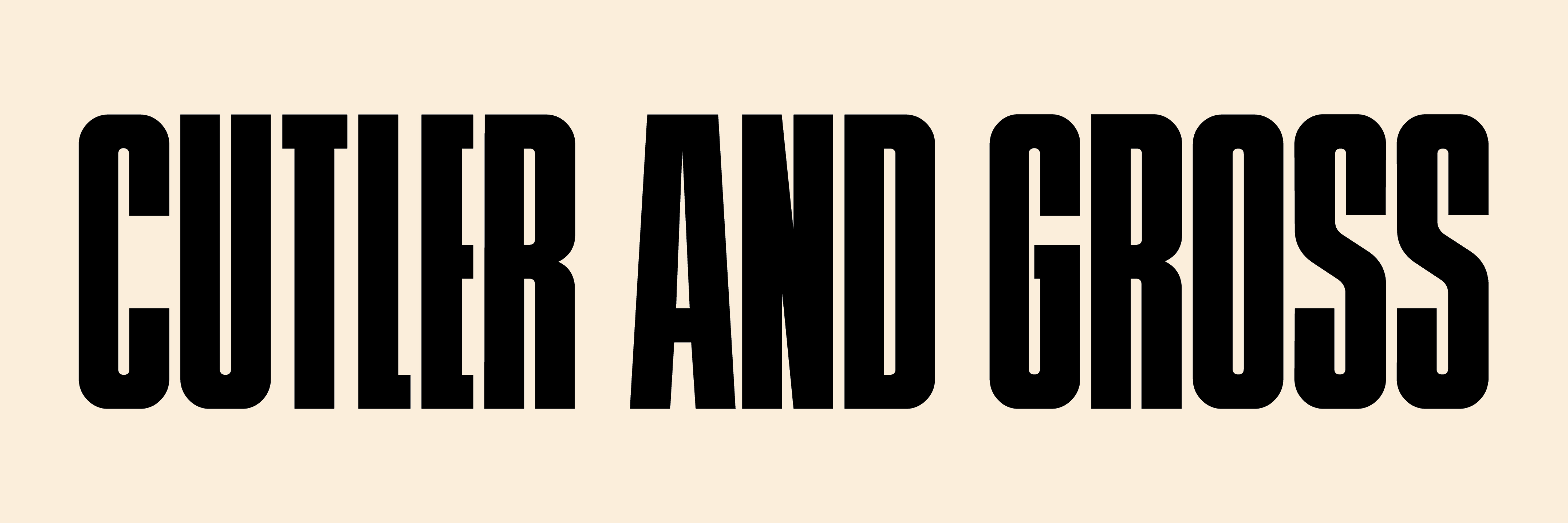 Cutler+Gross Logo