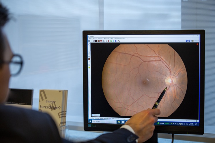 Fundus-Betrachtung